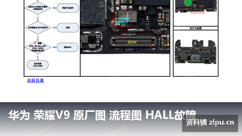 华为 荣耀V9 原厂图 流程图 HALL故障插图 华为 荣耀V9 原厂图 流程图 HALL故障