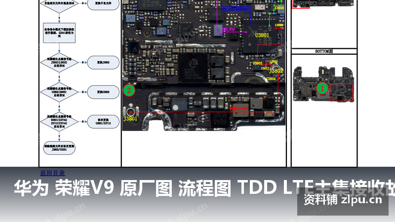华为 荣耀V9 原厂图 流程图 TDD LTE主集接收故障-资料铺