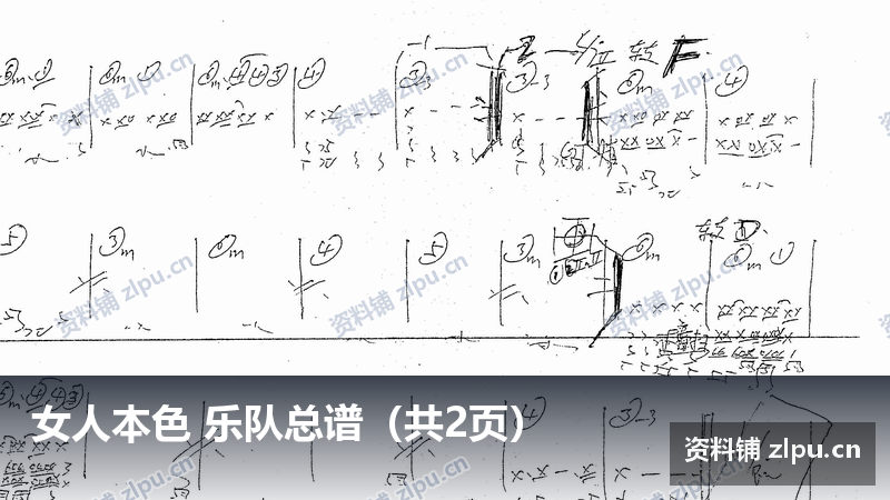 女人本色 乐队总谱（共2页）-资料铺