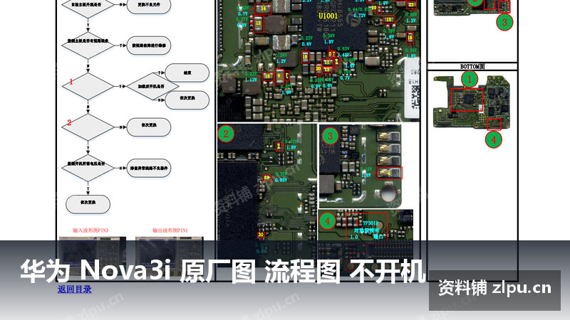 华为 Nova3i 原厂图 流程图 不开机-资料铺