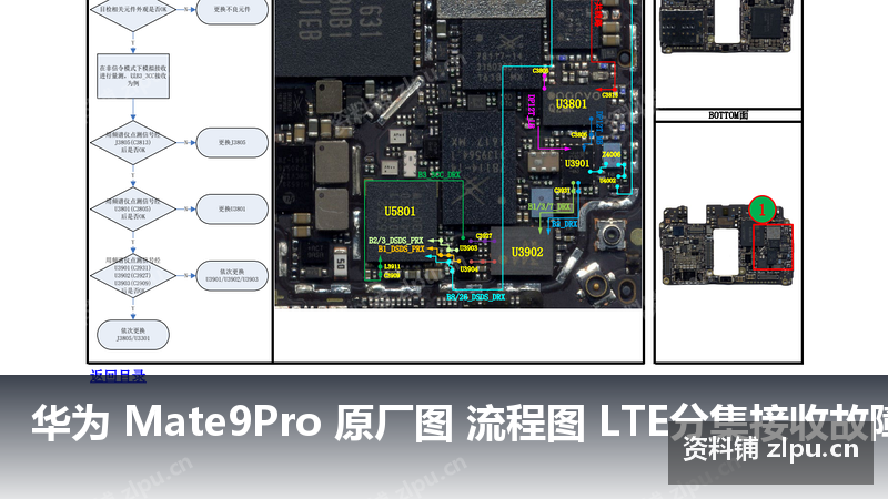 华为 Mate9Pro 原厂图 流程图 LTE分集接收故障插图 华为 Mate9Pro 原厂图 流程图 LTE分集接收故障3