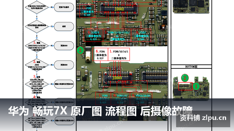 华为 畅玩7X 原厂图 流程图 后摄像故障插图 华为 畅玩7X 原厂图 流程图 后摄像故障