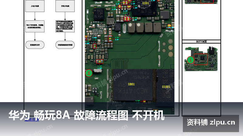 华为 畅玩8A 故障流程图 不开机-资料铺