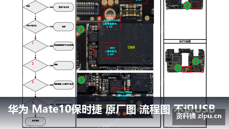 华为 Mate10保时捷 原厂图 流程图 不识USB插图 华为 Mate10保时捷 原厂图 流程图 不识USB