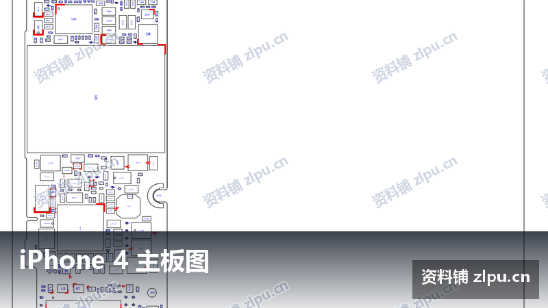 iPhone 4 主板图插图 iPhone 4 主板图