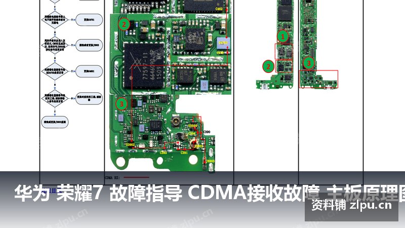 华为 荣耀7 故障指导 CDMA接收故障 主板原理图插图 华为 荣耀7 故障指导 CDMA接收故障 主板原理图