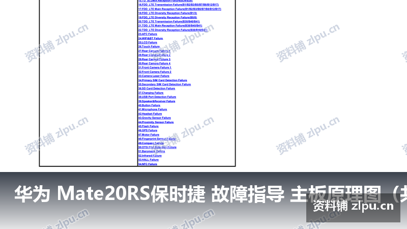 华为 Mate20RS保时捷 故障指导 主板原理图(共55页)插图 华为 Mate20RS保时捷 故障指导 主板原理图(共55页)