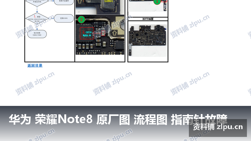 华为 荣耀Note8 原厂图 流程图 指南针故障插图 华为 荣耀Note8 原厂图 流程图 指南针故障