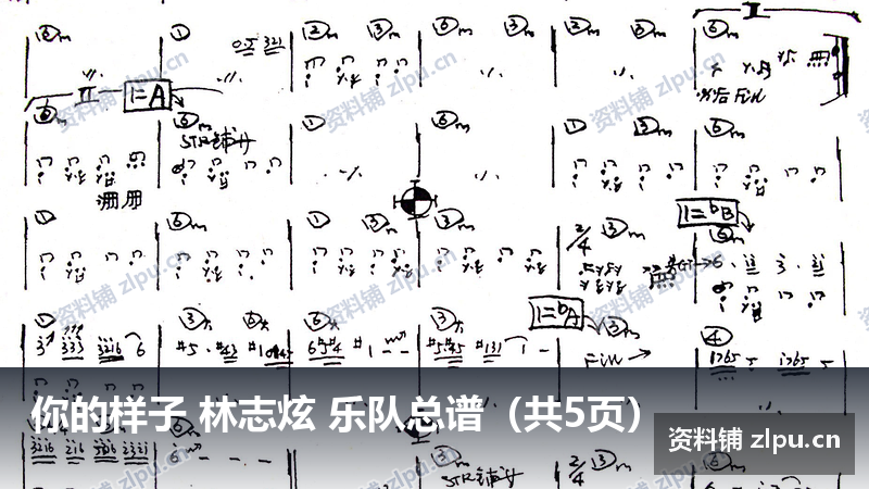 你的样子 林志炫 乐队总谱（共5页）-资料铺