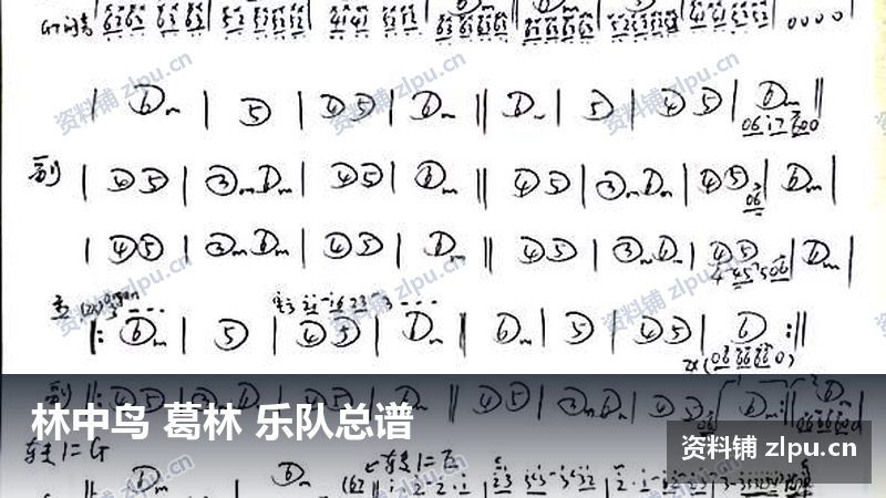 林中鸟 葛林 乐队总谱-资料铺
